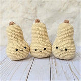 Crochet Fall Vegetable Pattern, Squash Veggies Amigurumi Patterns, Easy Beginner Crochet Patterns