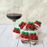 CROCHET PATTERN PACK: Valentine Chocolates - Truffles, Hershey Kisses, and Strawberries