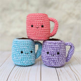 CROCHET PATTERN: Hot Chocolate with Marshmallows (Double Stranded)