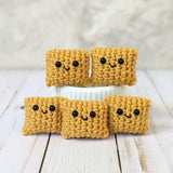 CROCHET PATTERN: Pizza Roll Ornament