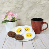 CROCHET PATTERN PACK: Breakfast Plate - Eggs, Sausage, Fruit, Coffee, and Juice
