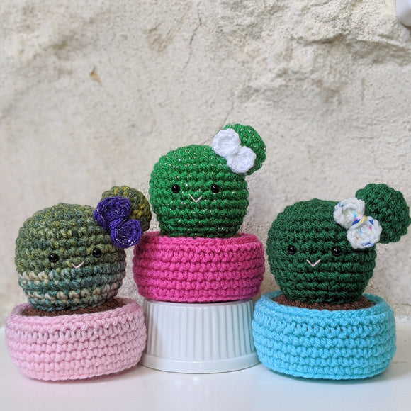 Crochet Ball Cactus Pattern is now available!