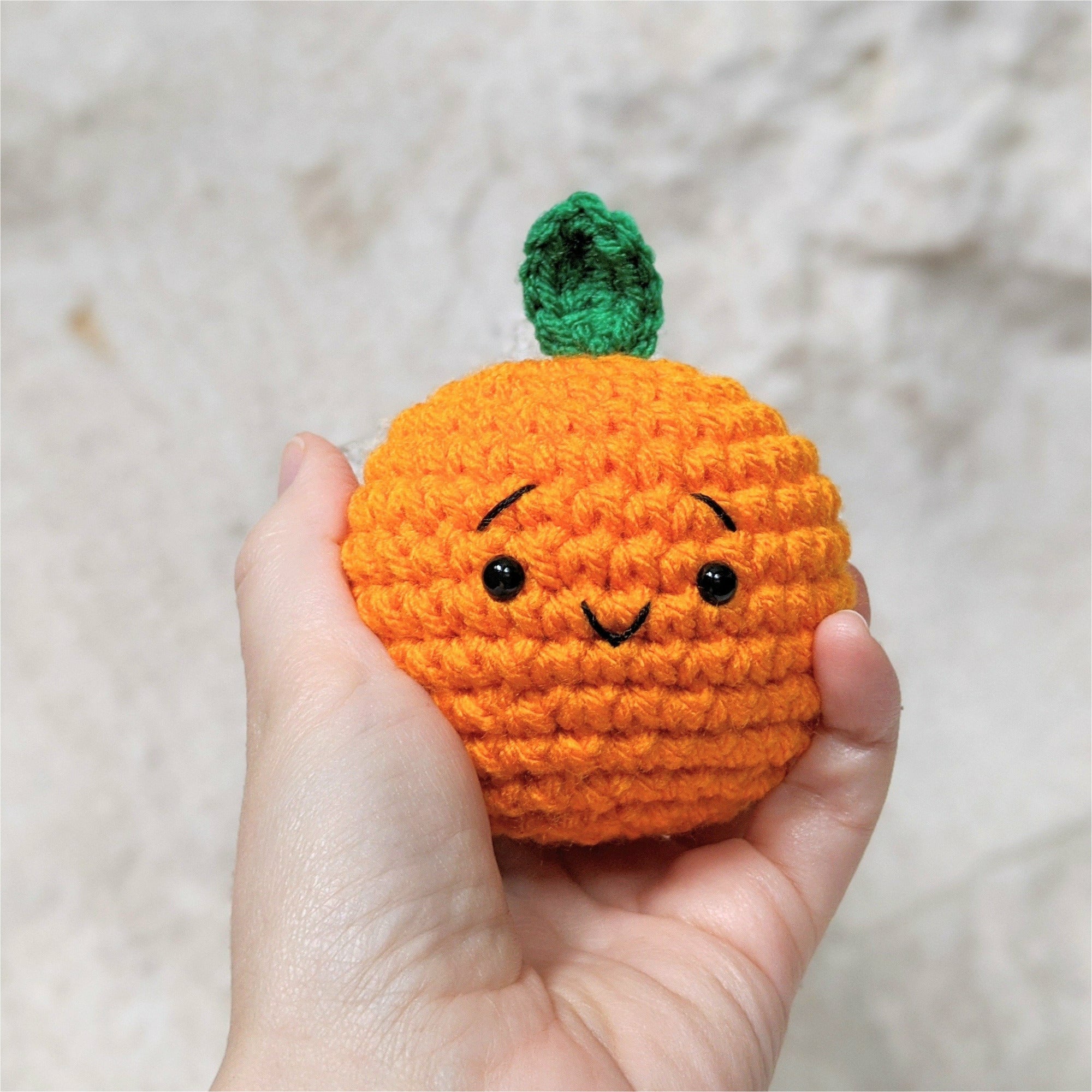FREE CROCHET PATTERN: Crochet Orange, Amigurumi Kawaii Play Food