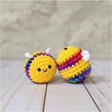 Crochet Bee Pattern, Easy Beginner Stuffed Animal Bee, Amigurumi Bee Pattern