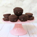 CROCHET PATTERN: Mini Brownies, Amigurumi Brownie Bites Play Food, Easy Beginner Crochet Pattern