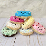 Crochet Desserts Patterns for Play Food, Amigurumi Donut, Cupcake and Pie Plushes