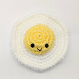 CROCHET PATTERN: Fried Eggs and Sausage