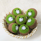 Crochet Kiwi Pattern, Amigurumi Play Food, Easy Beginner Food Patterns