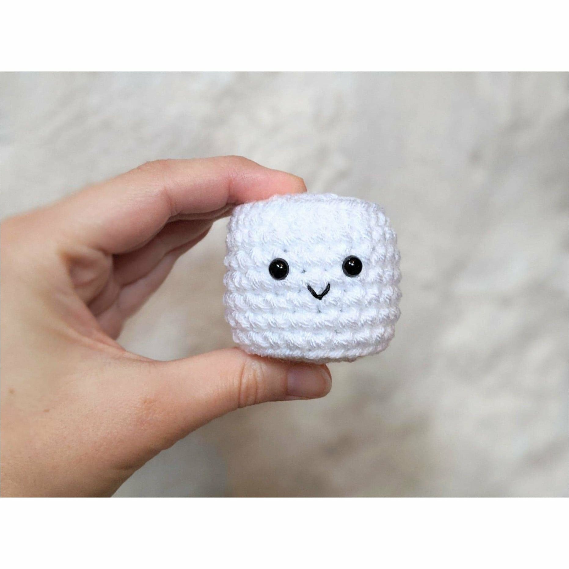 CROCHET PATTERN Beginner Crochet Marshmallows Amigurumi Stuffed F