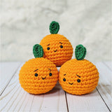 Crochet Orange Play Food Fruit Pattern, Amigurumi Food Downloadable Patterns