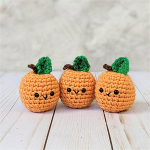 Crochet Apricot Play Food Fruit Pattern, Amigurumi Food Downloadable Patterns