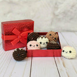 CROCHET PATTERN PACK: Valentine Chocolates - Truffles, Hershey Kisses, Strawberries, Cake, Donuts, Cupcakes, Brownies