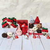 CROCHET PATTERN PACK: Valentine Chocolates - Truffles, Hershey Kisses, Strawberries, Cake, Donuts, Cupcakes, Brownies