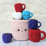 Crochet Jumbo Hot Chocolate Pattern, Coffee Mug Amigurumi Patetrn