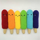Crochet Summer Popsicles, Amigurumi Ice Fruit Pop, Ice Lolly, Easy Beginner Crochet Food Patterns
