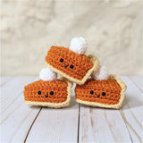 Crochet Pumpkin Pie Food Pattern, Smore, Candy Corn, Pumpkin Pie Amigurumi Patterns