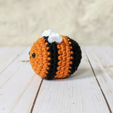 Crochet Halloween Bee Pattern, Easy Beginner Stuffed Animal Bee, Fall Amigurumi Bee Pattern