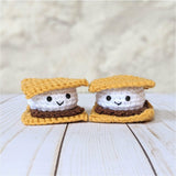 Crochet Fall Food Pattern, Smore, Candy Corn, Pumpkin Pie Amigurumi Patterns
