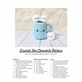 CROCHET PATTERN: Hot Chocolate with Marshmallows (Double Stranded)